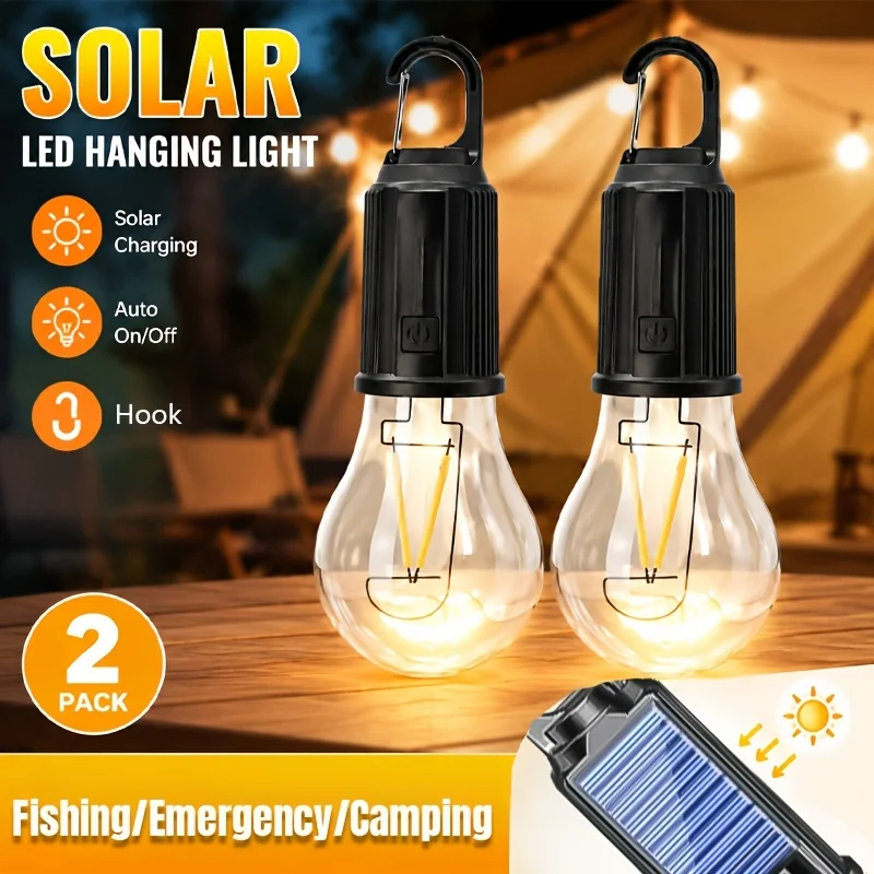 Solar Lantern Hanging - Güneş Enerjili LED Kamp Lambaları Tip-C