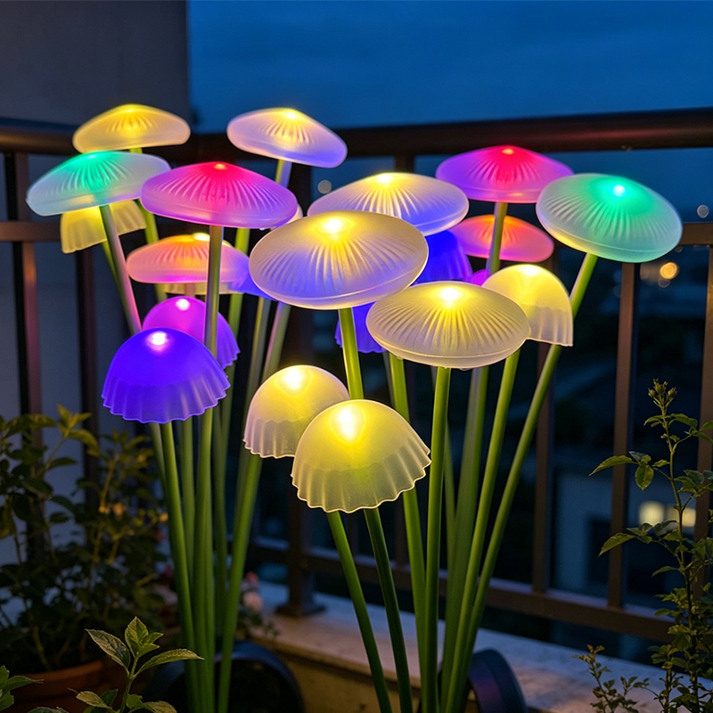 Landscape Spike Light - Güneş enerjili denizanası mantar ışıkları LED