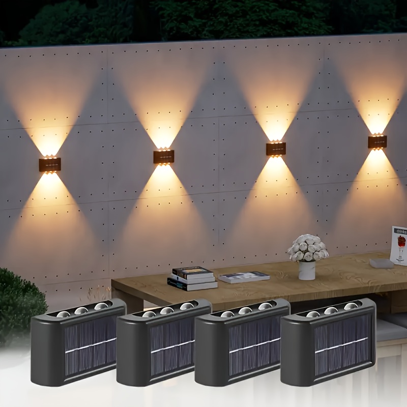 Outdoor Lighting Sconce - LED Güneş Enerjili Dış Mekan Su