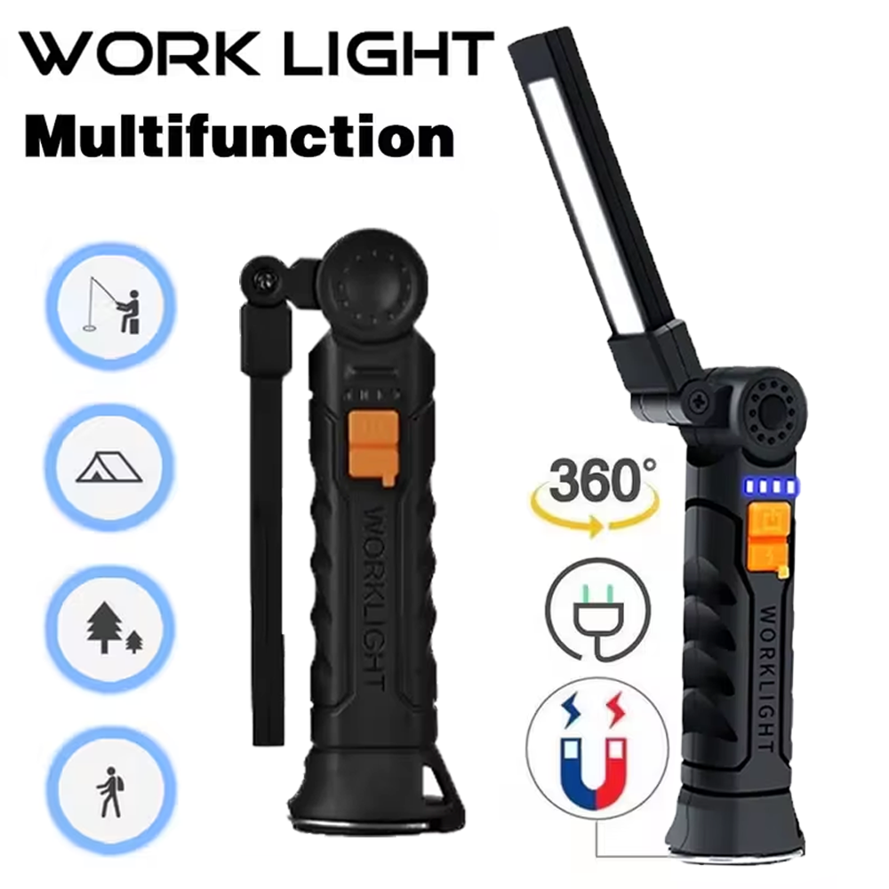 Outdoor Lighting Lowes - Taşınabilir COB LED El Feneri USB