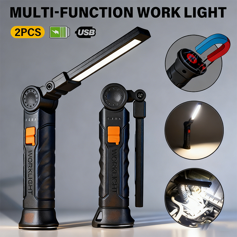 Outdoor Lighting Lowes - Taşınabilir COB LED El Feneri USB