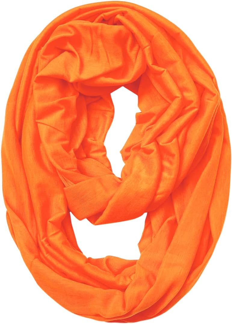 Outdoor Lighting Jersey - Yumuşak Hafif Sonsuzluk Eşarp Düz Renkler