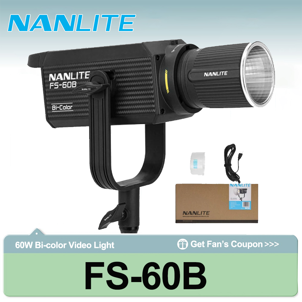 Outdoor Lighting Video Shooting - Nanlite FS-60B 70W İki Renkli Spot