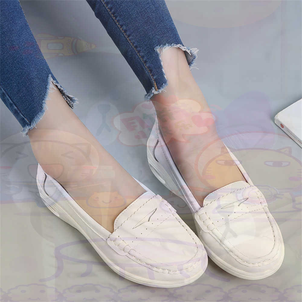 Outdoor Lighting Canada - Yumuşak Slip-on Bayan Büyük Boy Ayakkabı
