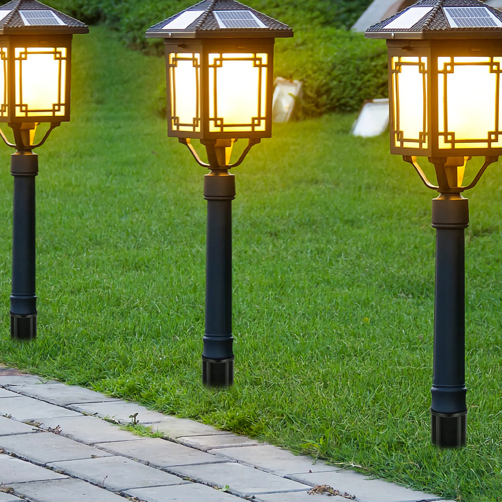 Outdoor Lighting Ground Fixtures - 6 Adet Pürüzsüz Çapaksız ABS Güneş