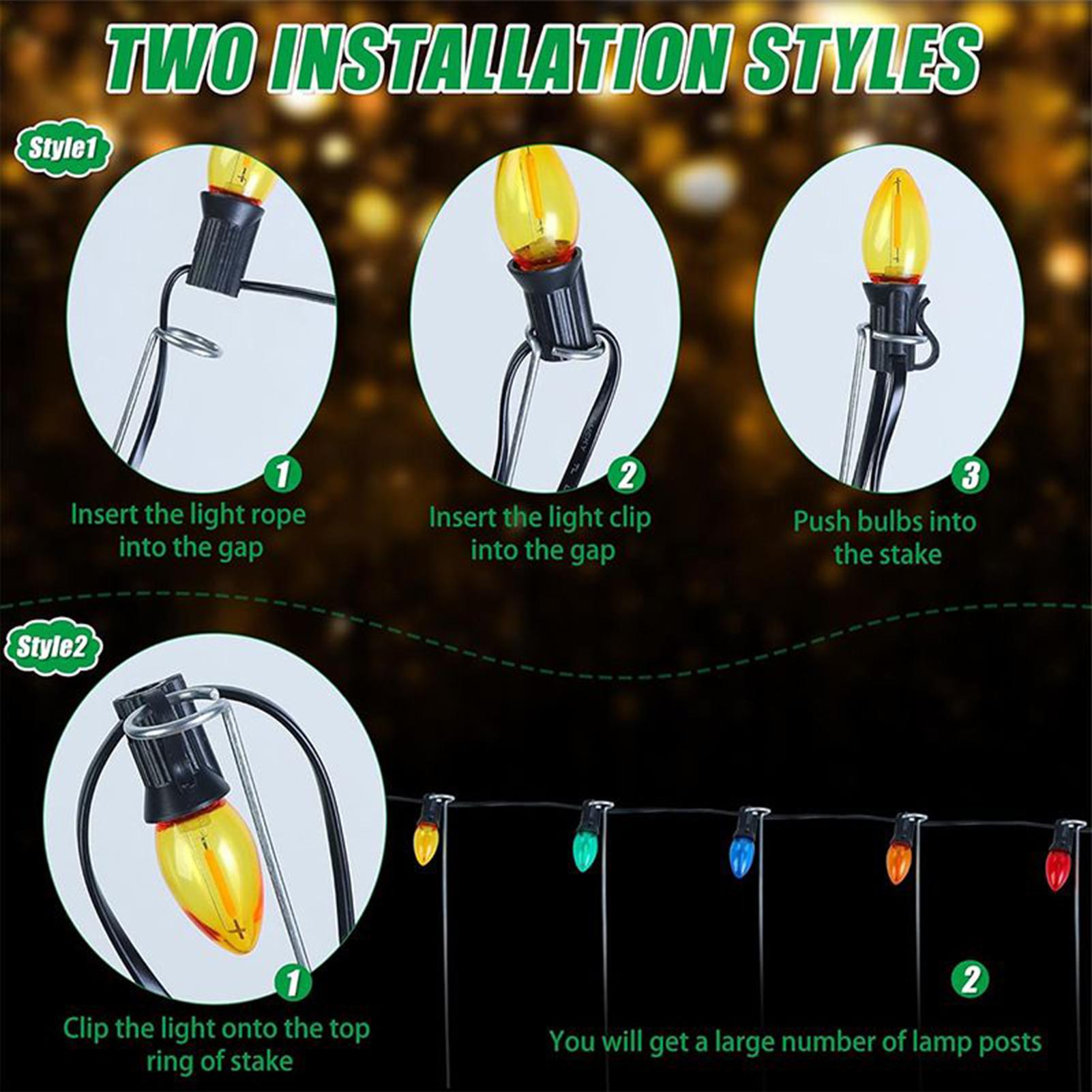 Outdoor Lighting In Ground - Noel Işık Çubukları 30 cm Çim
