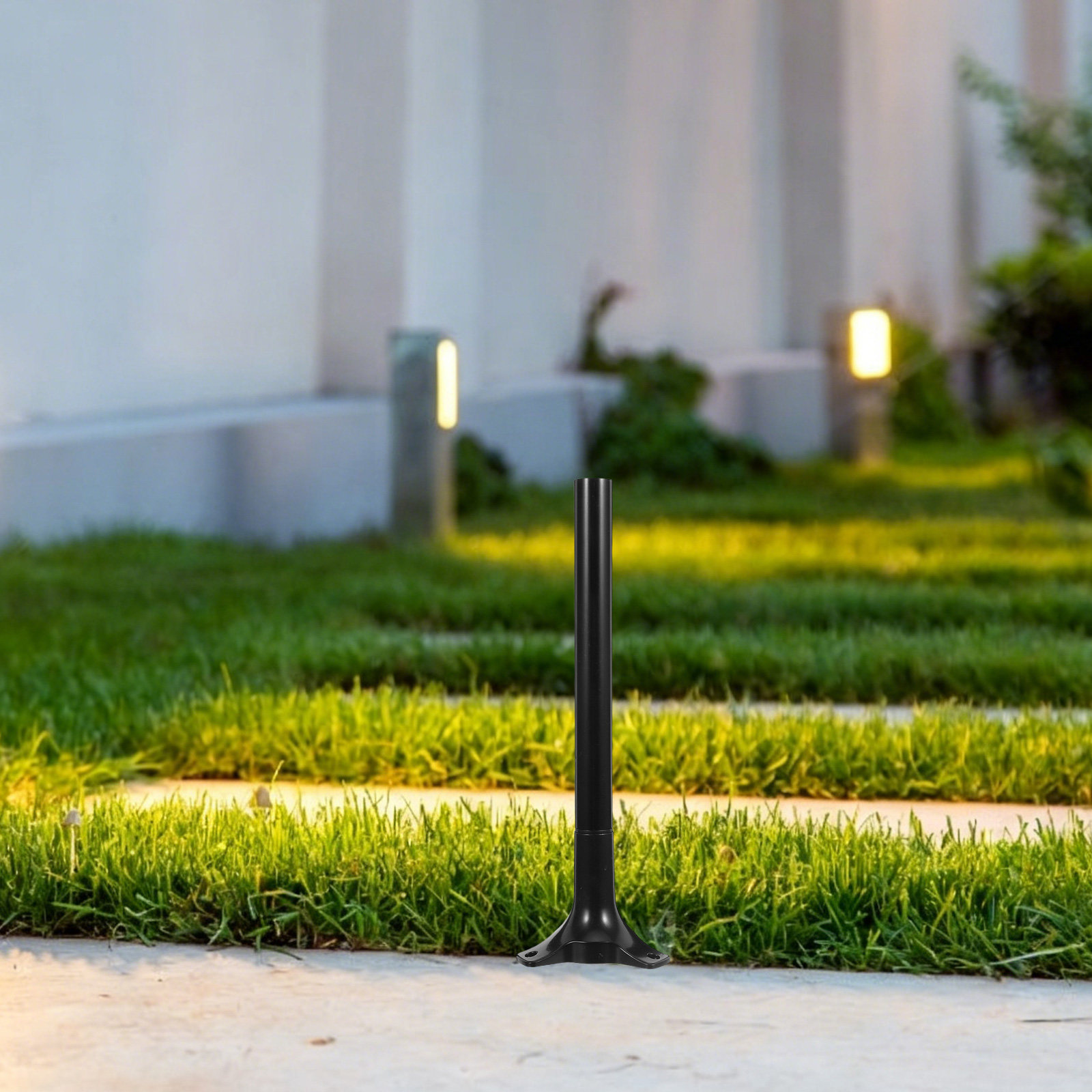 Outdoor Lighting In Ground - 6'lı Bahçe Meşalesi Yedek Direği, Zemin