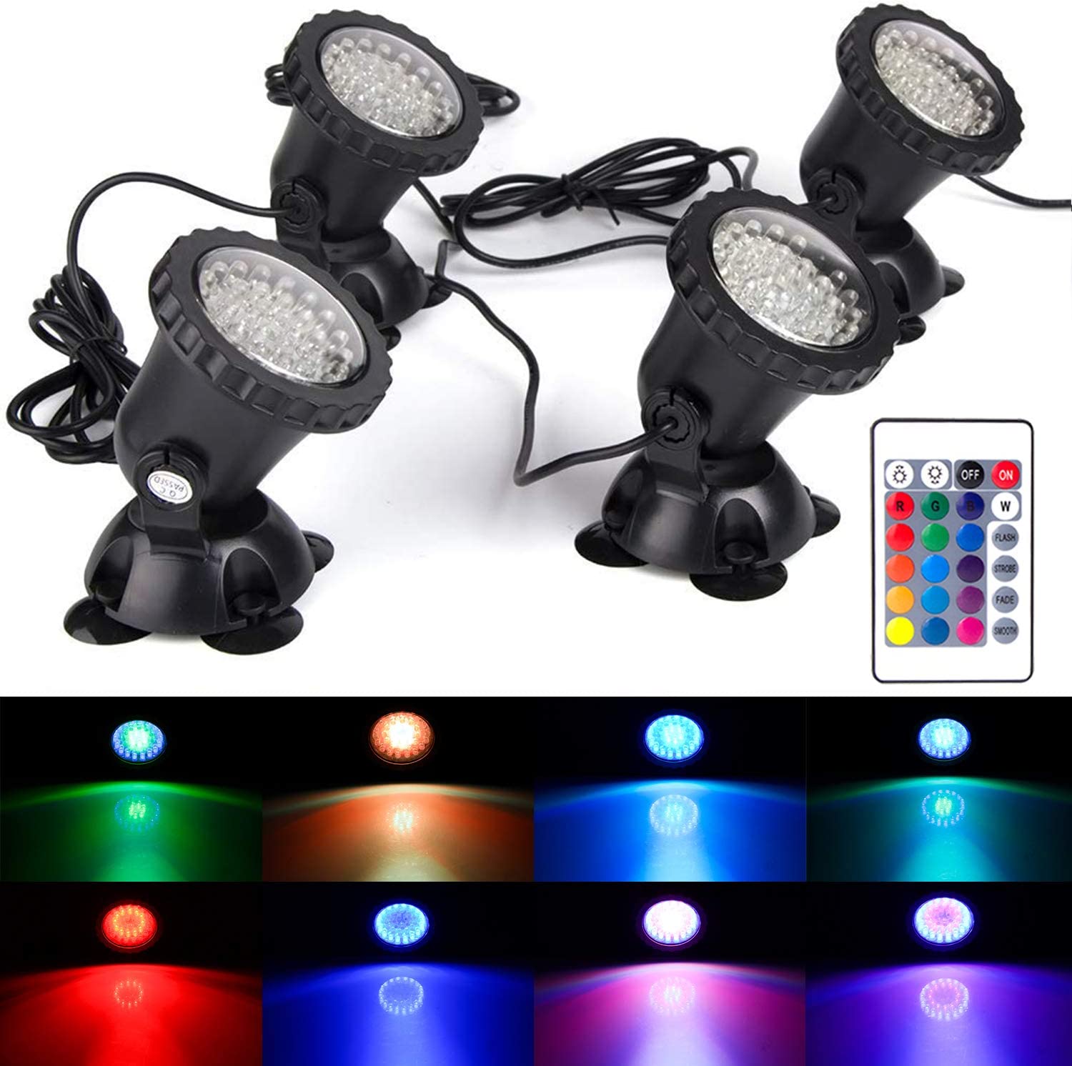 RGB LED Sualtı Işık IP68 Su Ge - Pond Light Submersible incelemesi ve fiyatı