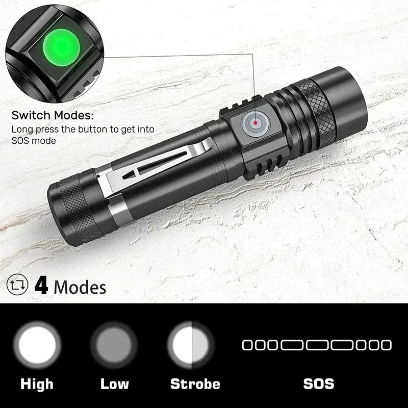 T6 LED Şarj Edilebilir El Fene - Outdoor Lighting Lowes incelemesi ve fiyatı