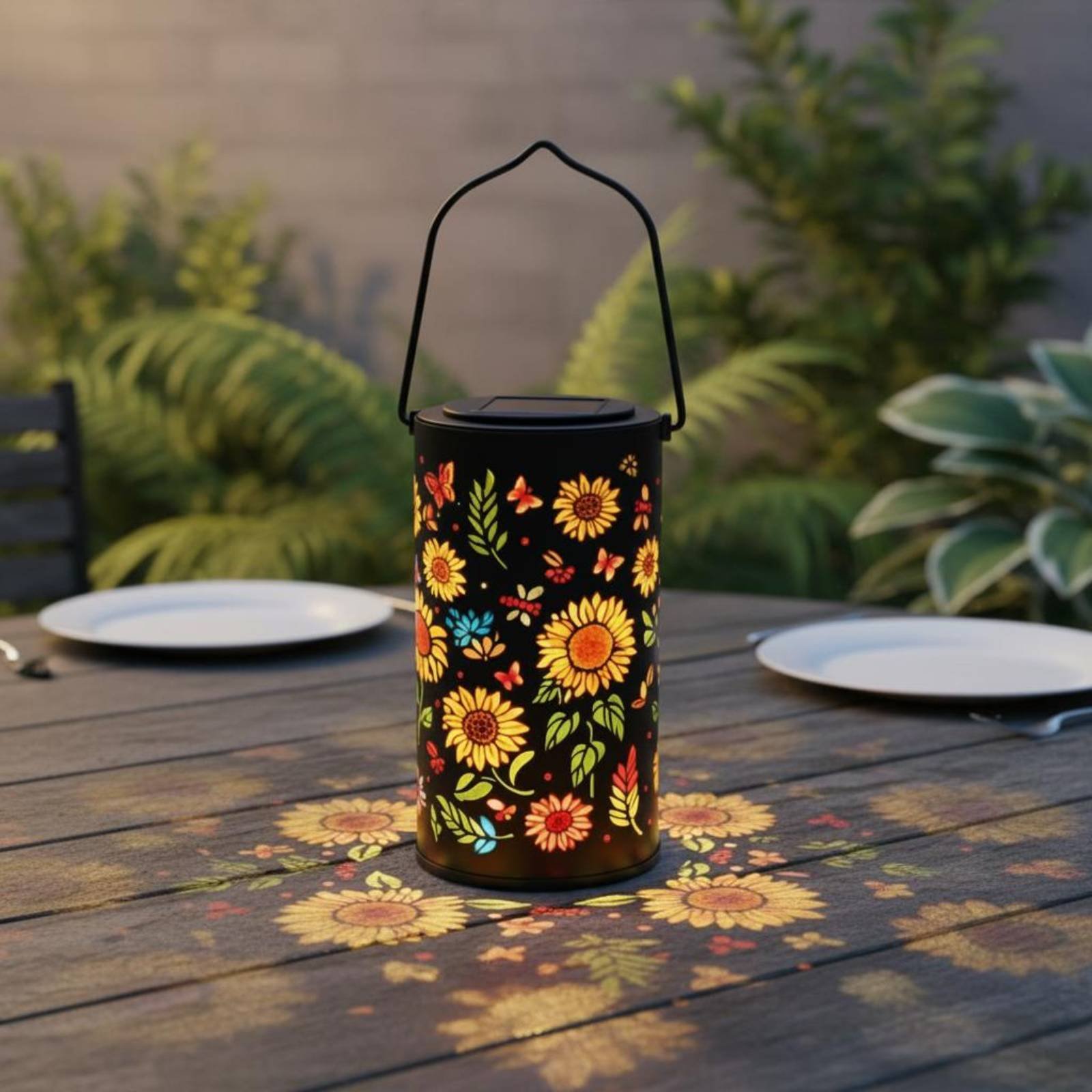 Renkli Güneş Işığıyla Çalışan  - Solar Lantern Hanging incelemesi ve fiyatı