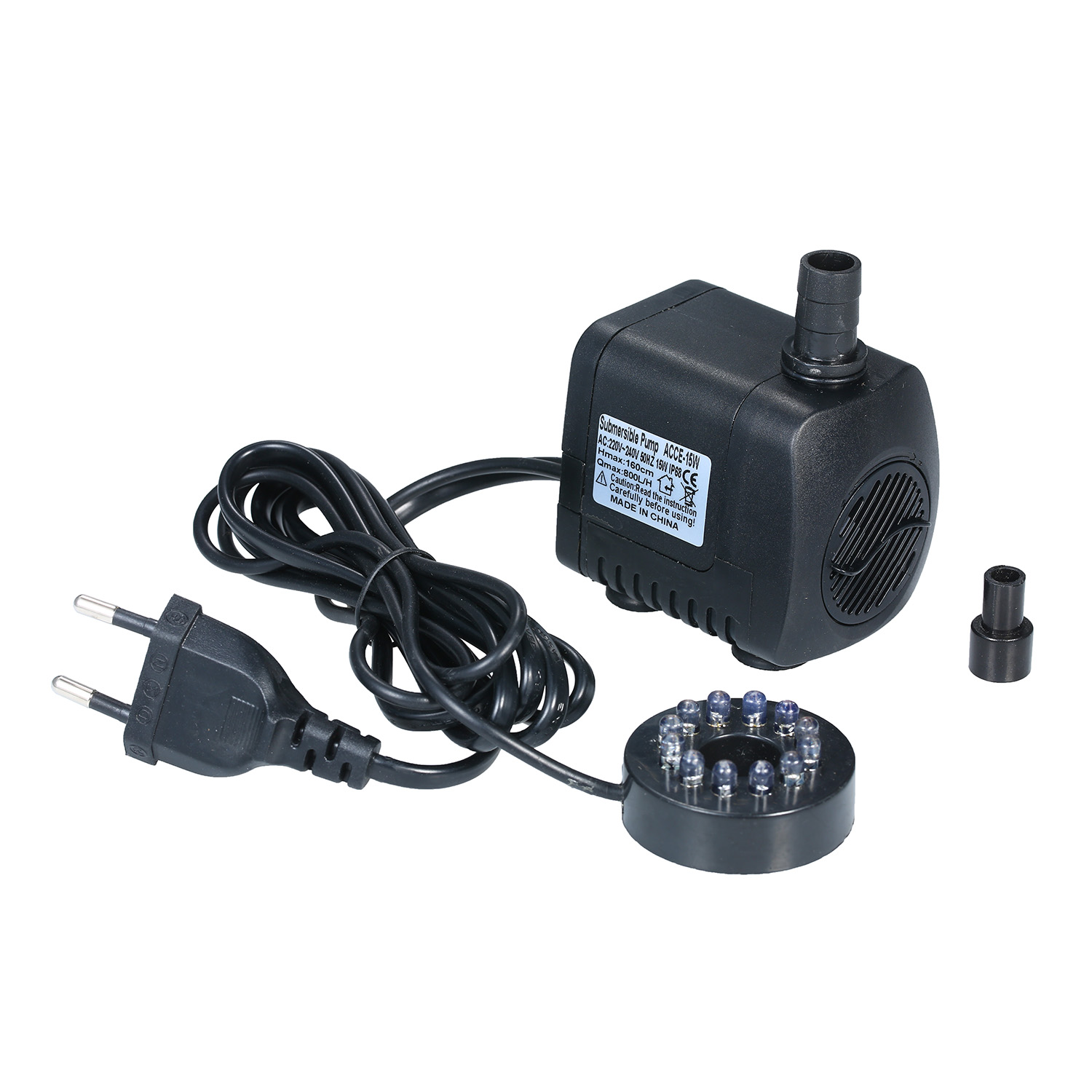 LED Işık Dalgıç Pompa 800L/H U - Pond Light Submersible incelemesi ve fiyatı