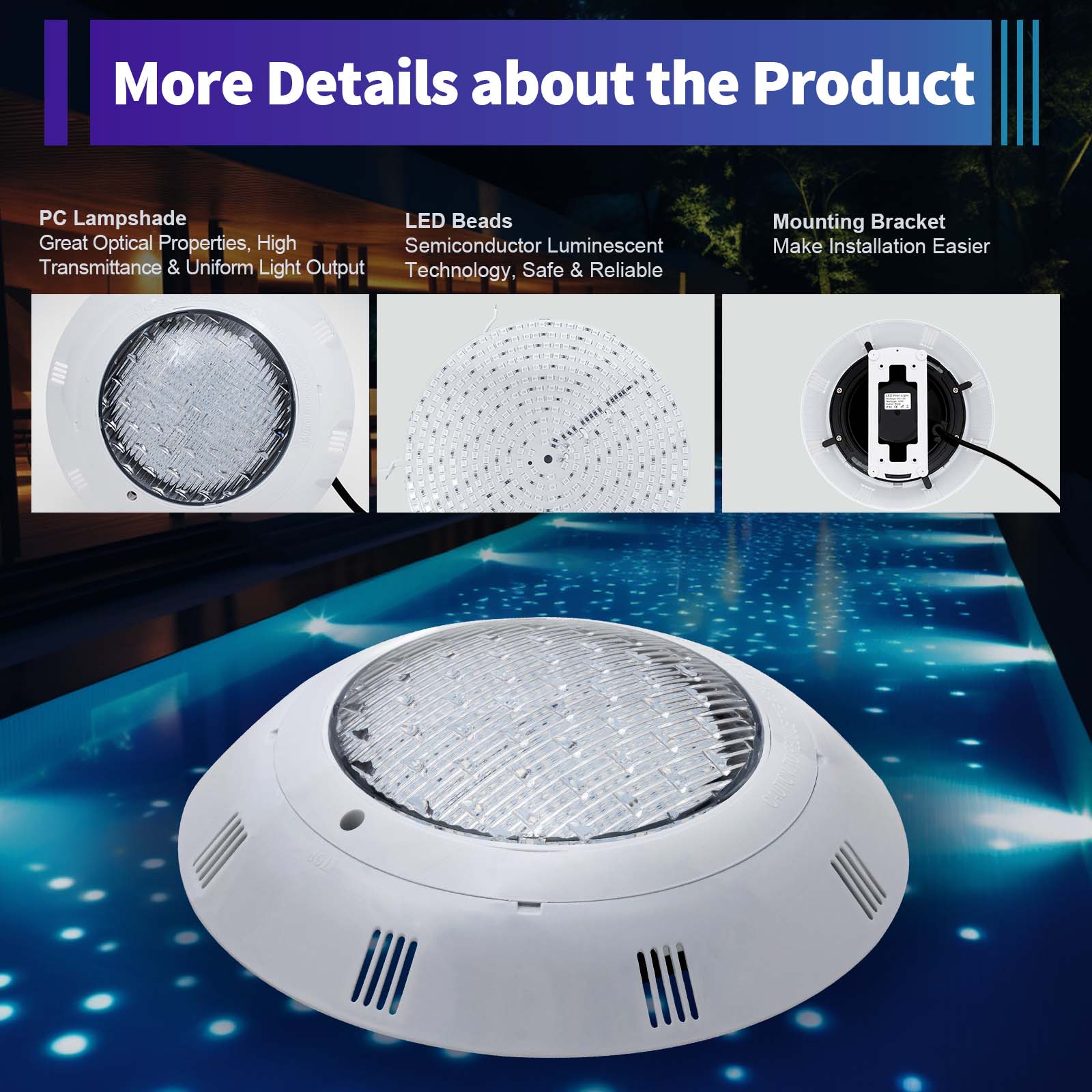 45W ve 36W RGB LED Havuz Işığı - Pond Light Submersible incelemesi ve fiyatı