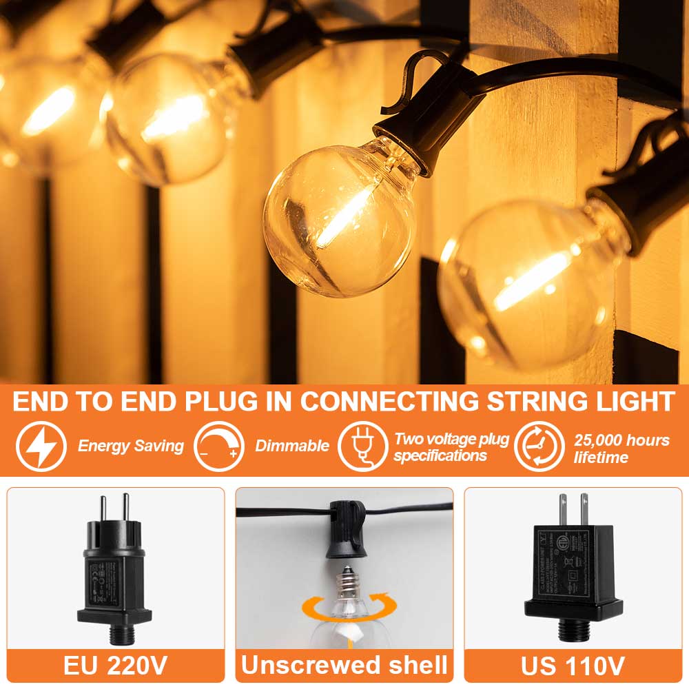 G40 LED Dize Işık E12 DC24V Ge - String Light Bistro incelemesi ve fiyatı