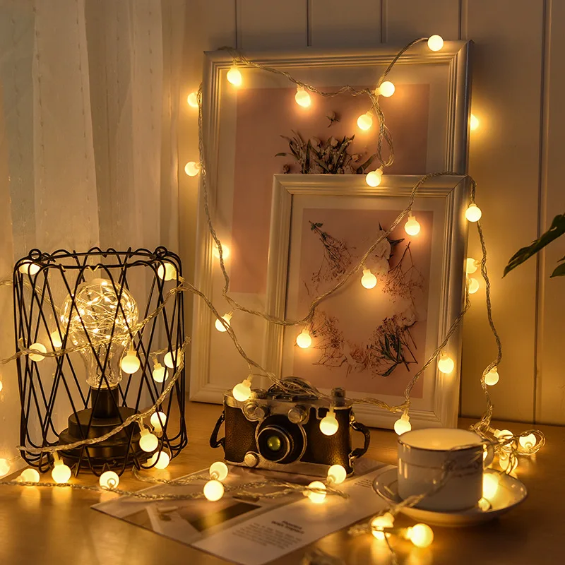 10M USB/pil gücü topu LED dize - Outdoor Lighting Sconce incelemesi ve fiyatı