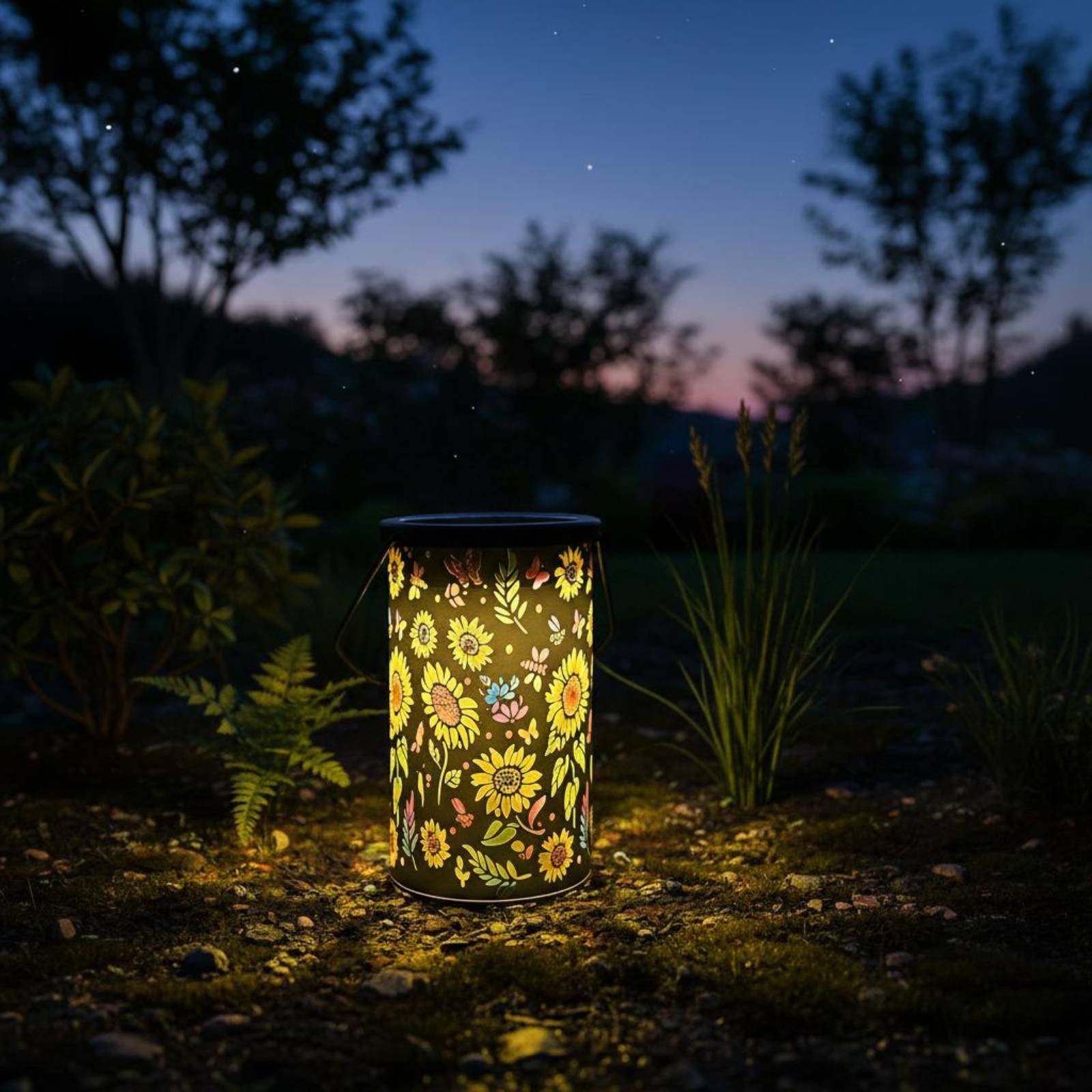 Çiçekli Fener Vintage Tasarım  - Solar Lantern Hanging incelemesi ve fiyatı