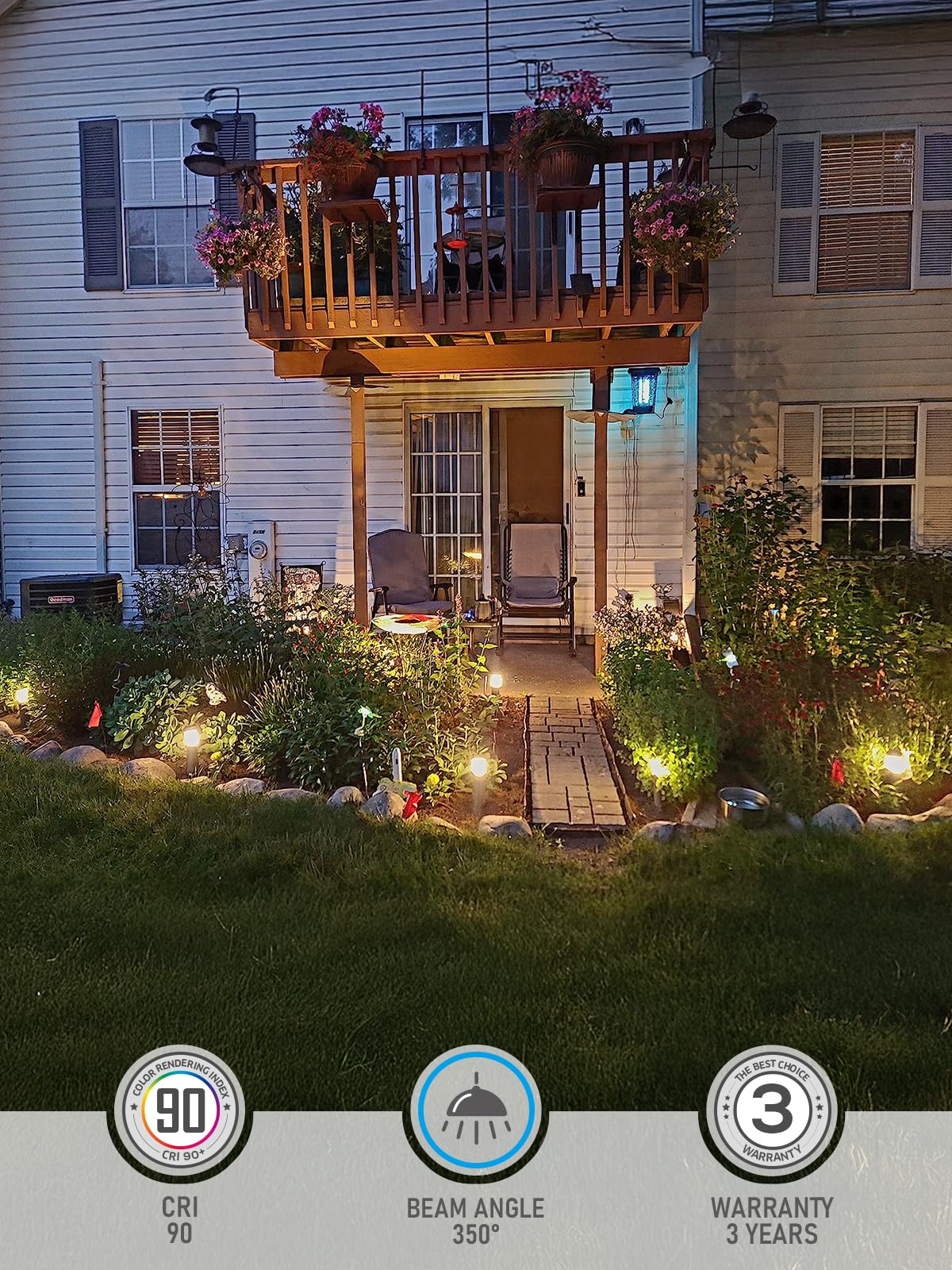 8 adet LED açık bahçe çim ışık - Landscape Spike Light incelemesi ve fiyatı