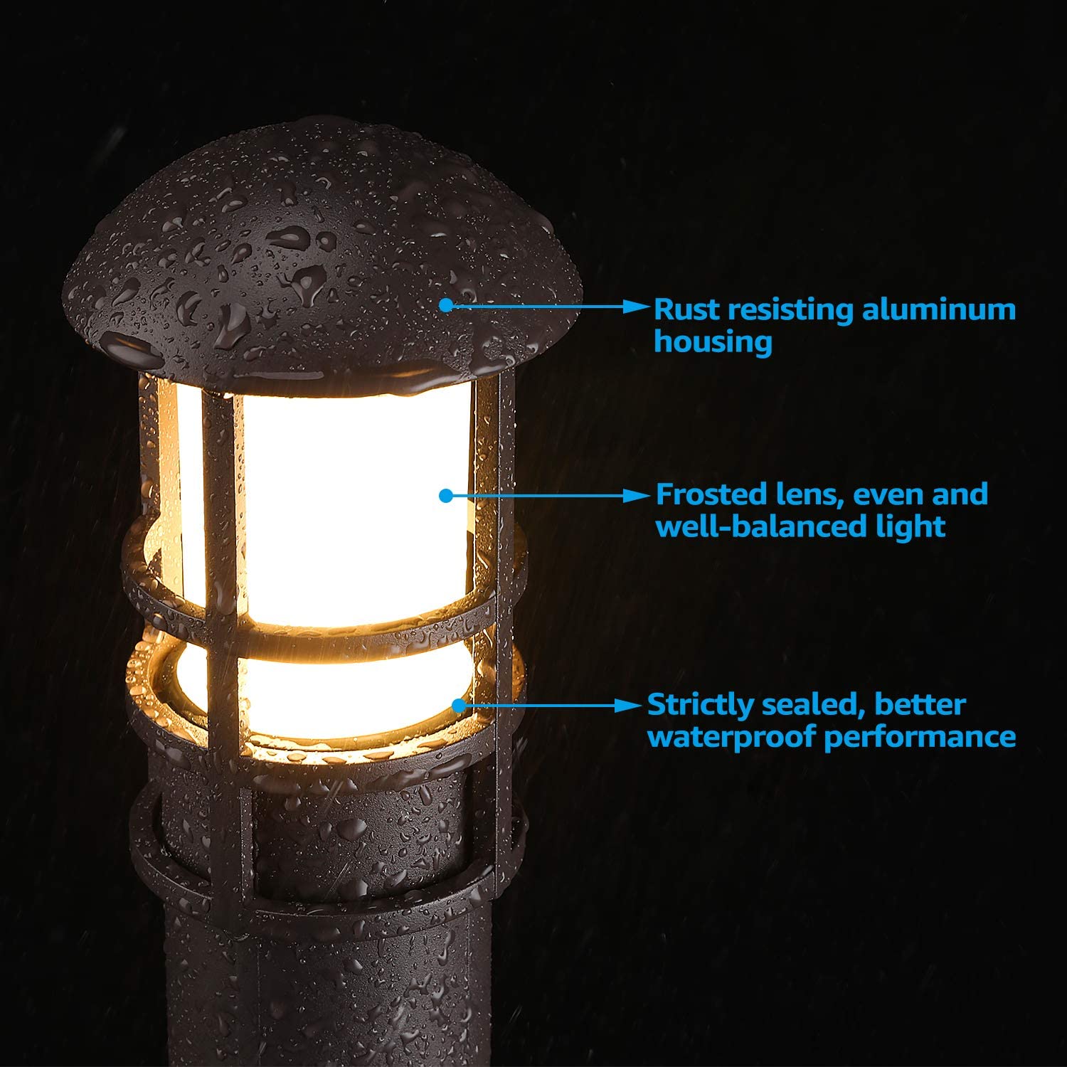 8 adet LED açık bahçe çim ışık - Landscape Spike Light incelemesi ve fiyatı