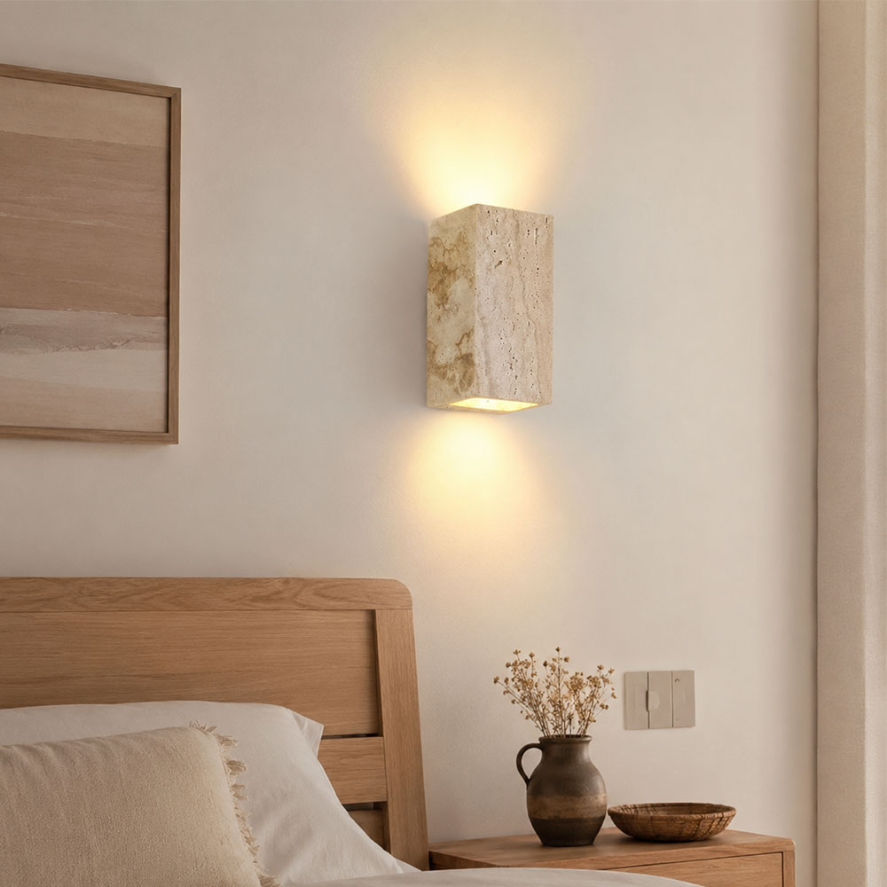 Doğal Taş Duvar Lambası IP65 D - Outdoor Lighting Lux incelemesi ve fiyatı
