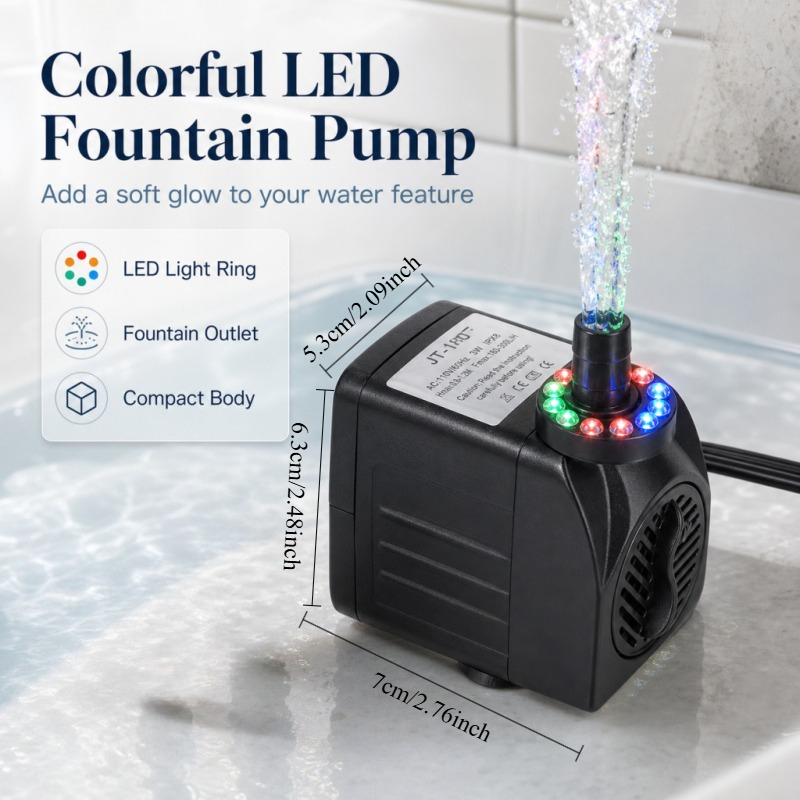 16W LED Işıklı Çeşme Pompası B - Pond Light Submersible incelemesi ve fiyatı
