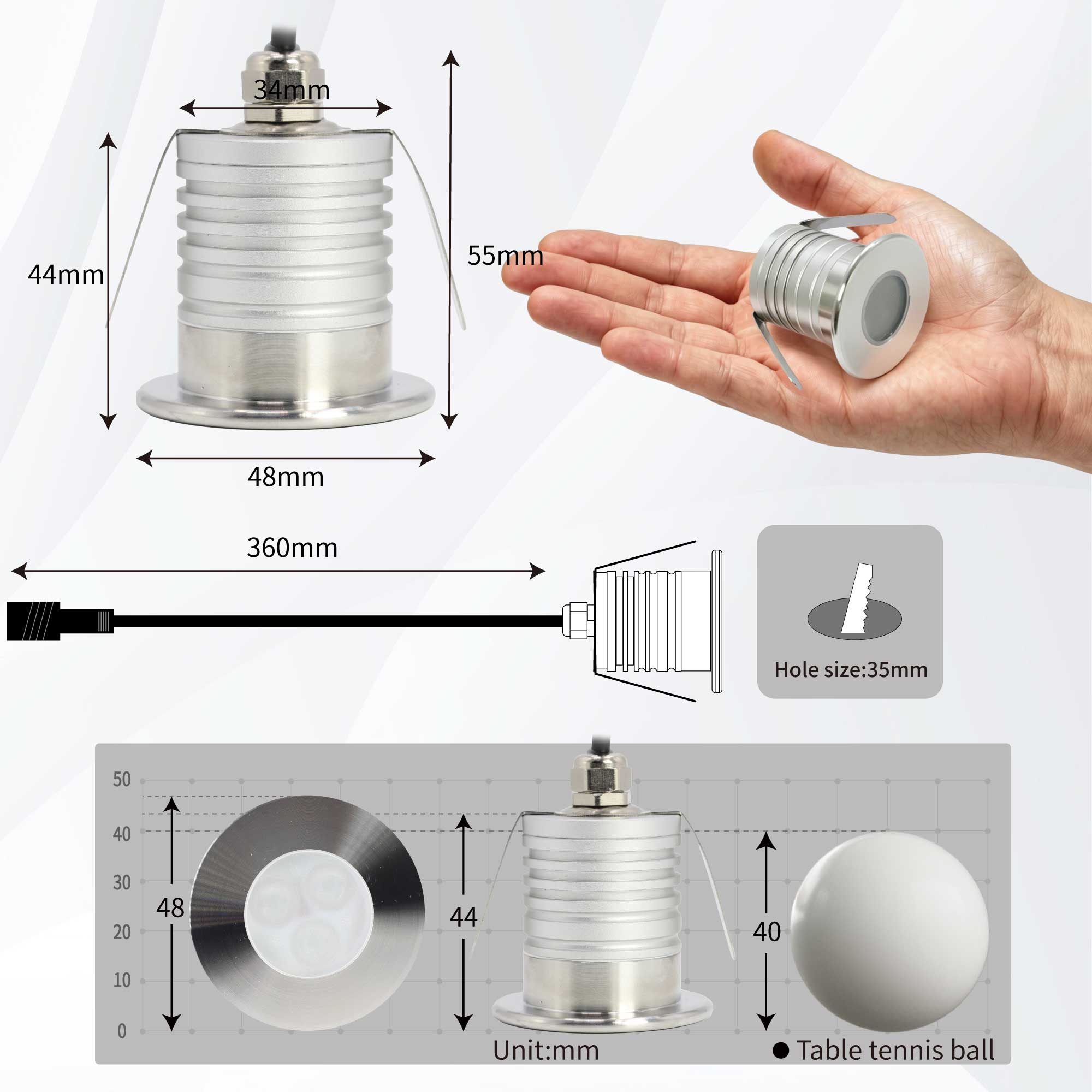 3W LED havuz ışığı sualtı lamb - Pond Light Submersible incelemesi ve fiyatı