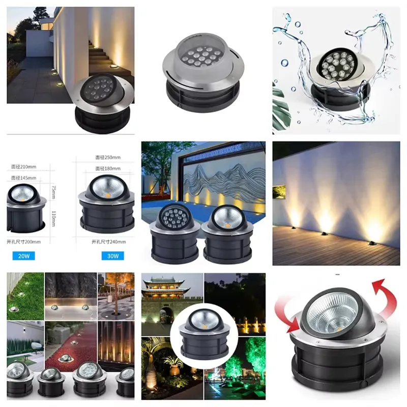 OEM ODM Özelleştirme 10W 20W Y - Outdoor Lighting In Ground incelemesi ve fiyatı