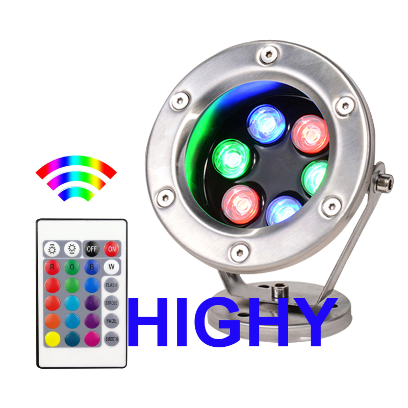 RGB Led sualtı 3W 9W 18W 27W i - Landscape Spike Light incelemesi ve fiyatı