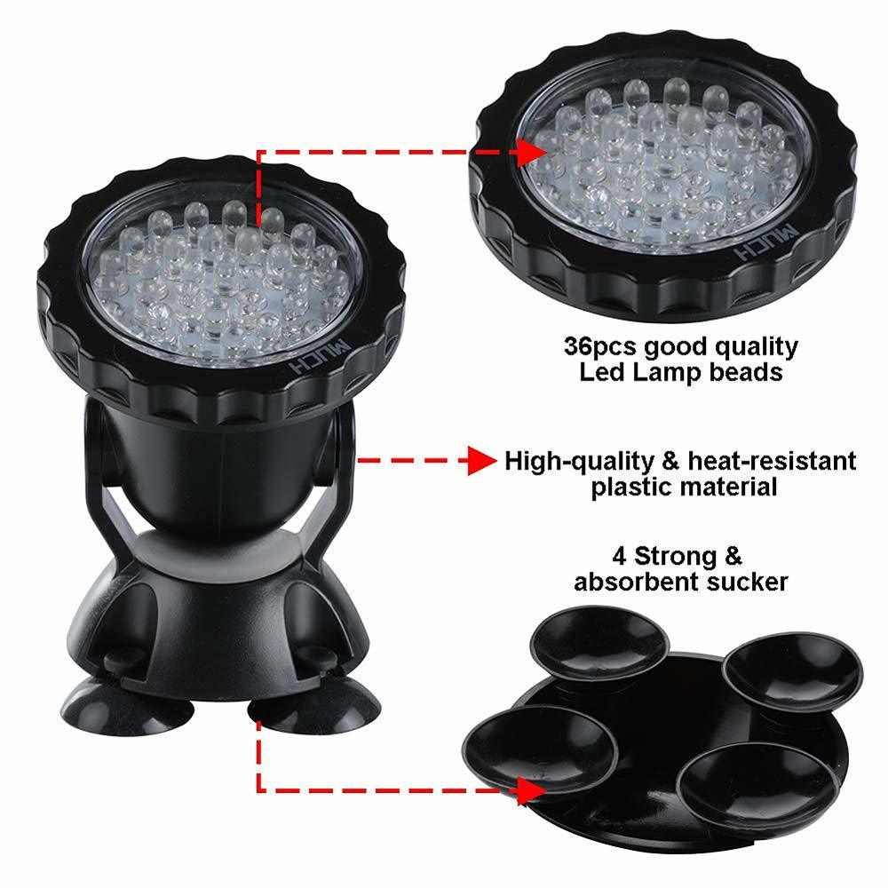 12 V Dalgıç Gölet Işık Çok Ren - Pond Light Submersible incelemesi ve fiyatı