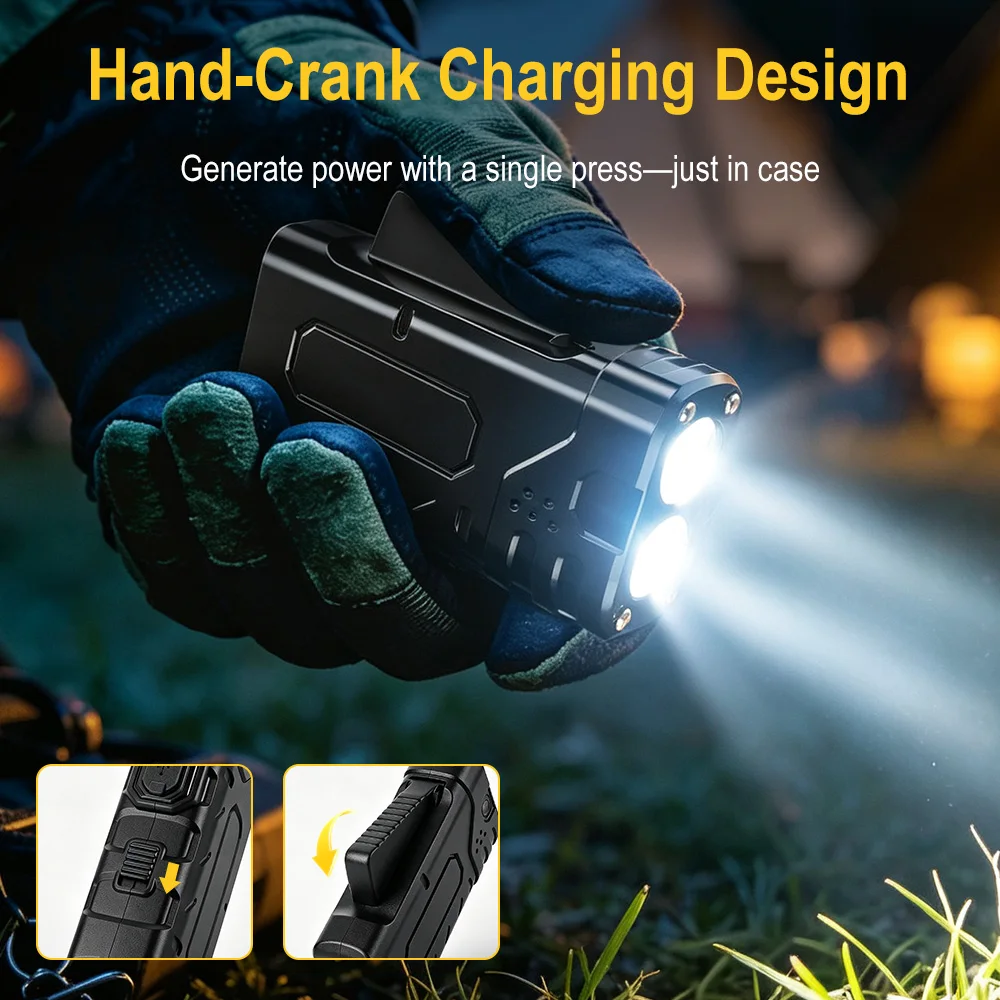 BORUIiT El Kranklı EDC LED Fen - Outdoor Lighting Lowes incelemesi ve fiyatı