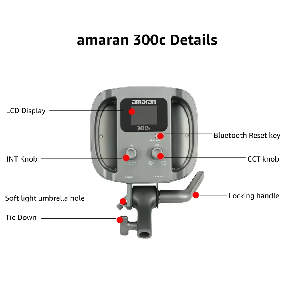 Aputure amaran 300C RGB Video  - Outdoor Lighting Video Shooting incelemesi ve fiyatı