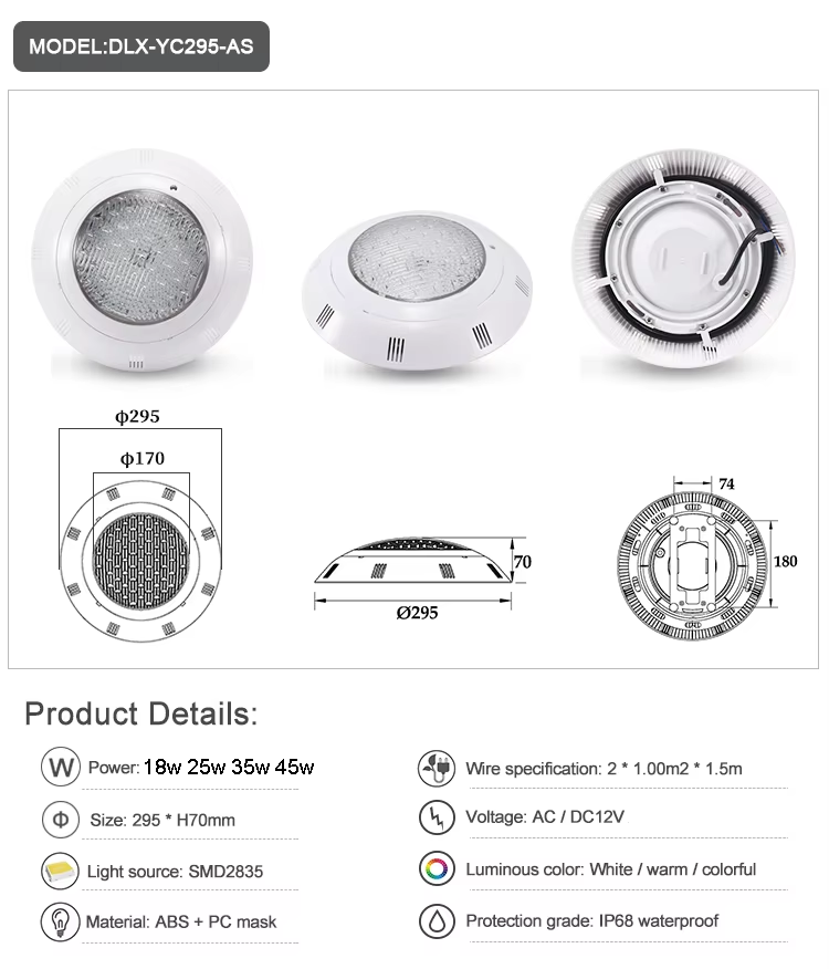 LED Yüzme Havuzu Işıkları RGB  - Pond Light Submersible incelemesi ve fiyatı