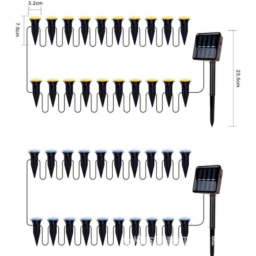 30/20/10LED'ler Güneş Enerjili - Outdoor Lighting Art incelemesi ve fiyatı
